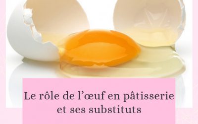 Le rôle de l’œuf en pâtisserie et ses substituts